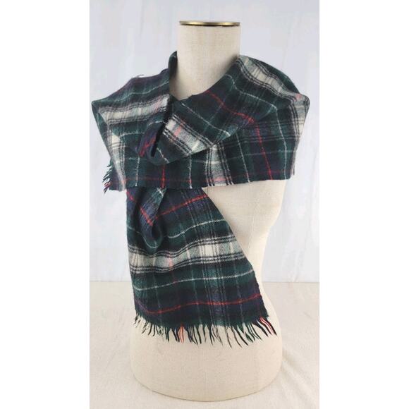 Vintage Johnstons of Elgin Dress Mackenzie Tartan Scarf 70% Cashmere Wool... - Picture 1 of 6